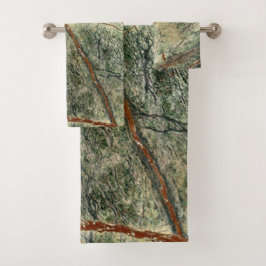 Amazonas-Grün Badhandtuch Set