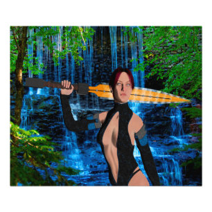 Amazonian Woman Fotodruck