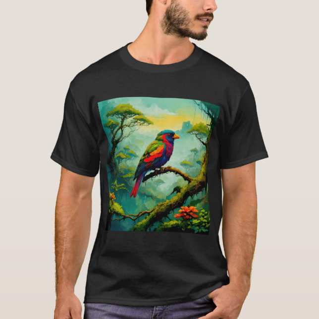 Amazonische Tropenvögel #2 T-Shirt (Vorderseite)