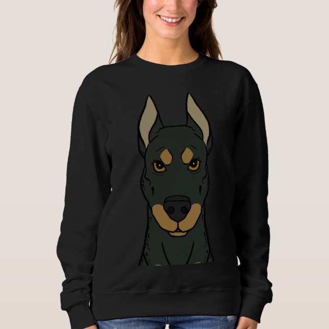 Ambar Eyes Doberman Sweatshirt (Vorderseite)