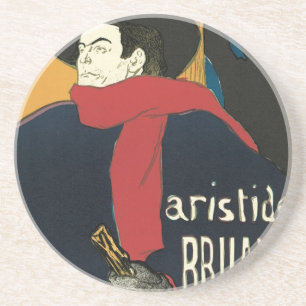 Ambassadeurs, Aristide Bruant von Toulouse Lautrec Getränkeuntersetzer