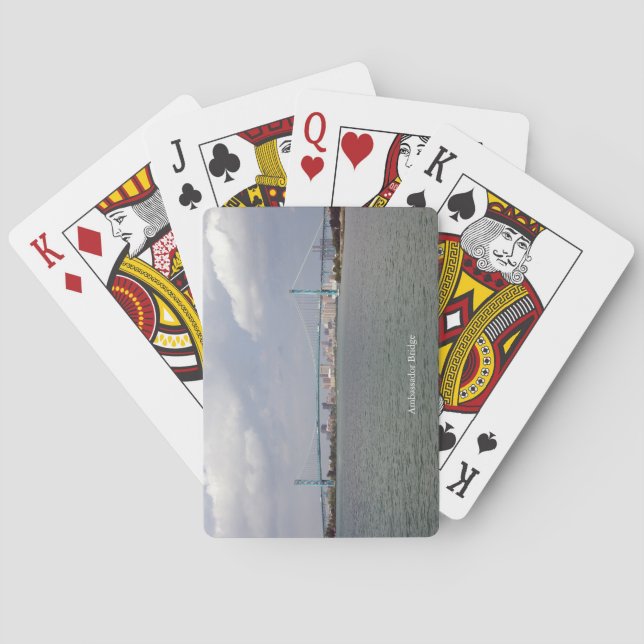 Ambassador Bridge spielt Karten Spielkarten (Rückseite)