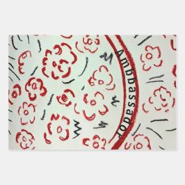 Ambassador Geschenkpapier Set