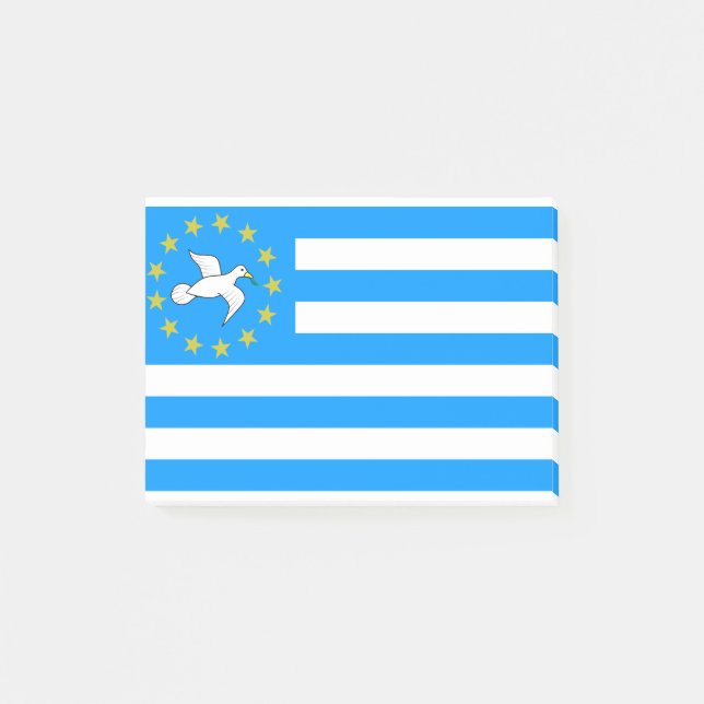 Ambazonia - Amba Land - Flagge von SüdCameroons Post-it Klebezettel (Vorderseite)