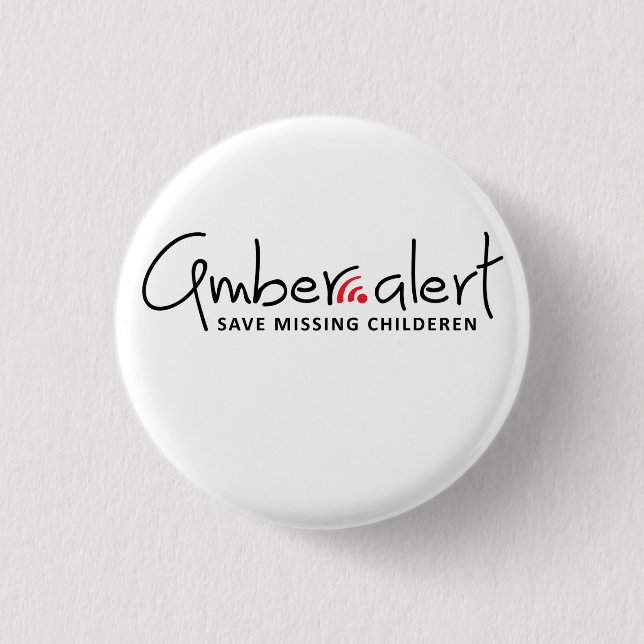 Amber alert waarschuwingreport button (Vorderseite)