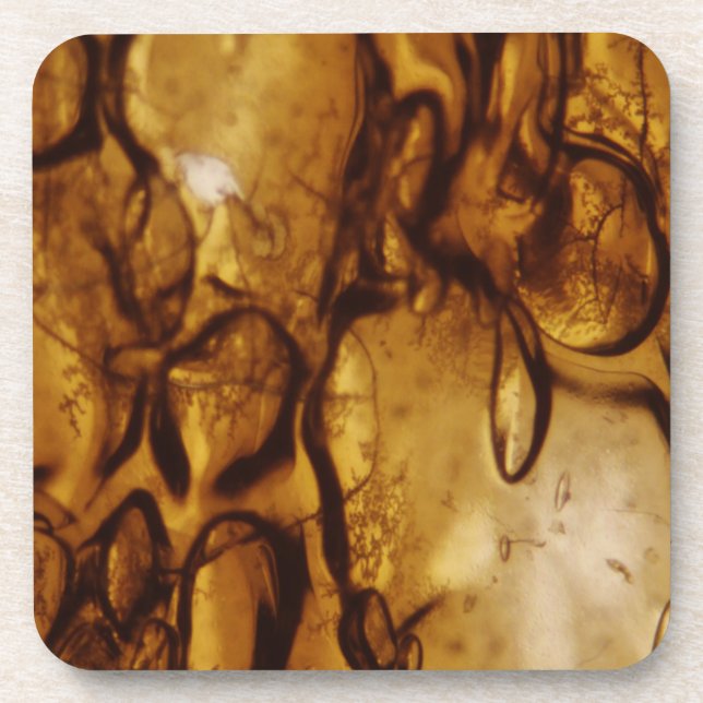 Amber Bubbles Untersetzer (Vorderseite)