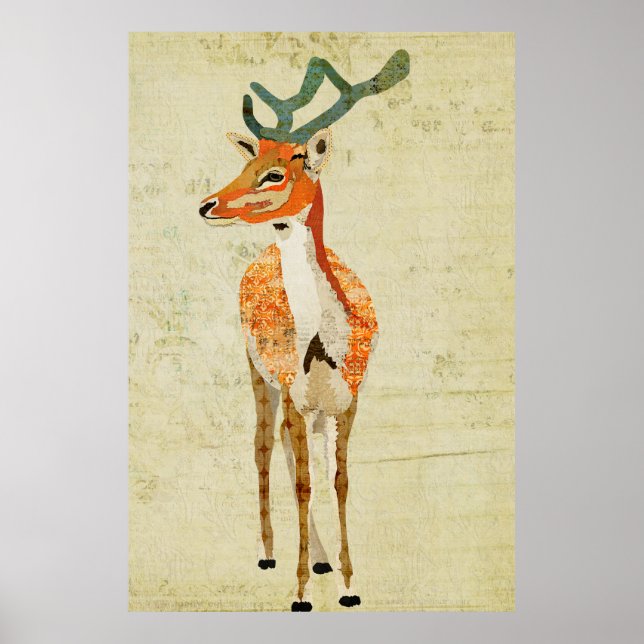 Amber Buck Art Poster (Vorne)