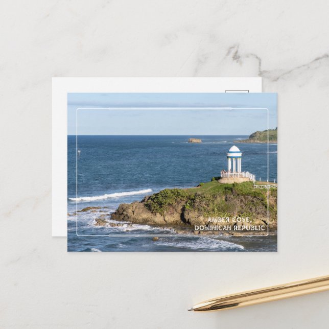Amber Cove, Dominikanische Republik Postkarte (Vorderseite/Rückseite Beispiel)