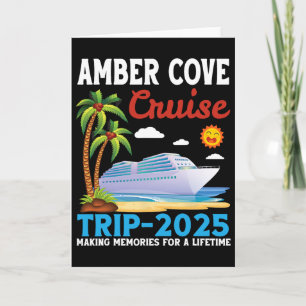 Amber Cove Kreuzfahrt 2025 Erinnerungen für ein Karte