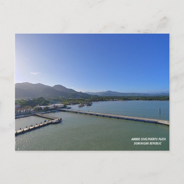 Amber Cove: Tor zur dominikanischen Schönheit Postkarte (Vorderseite)