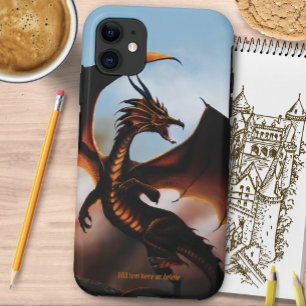 Amber Dragon Fantasy Case-Mate iPhone Hülle