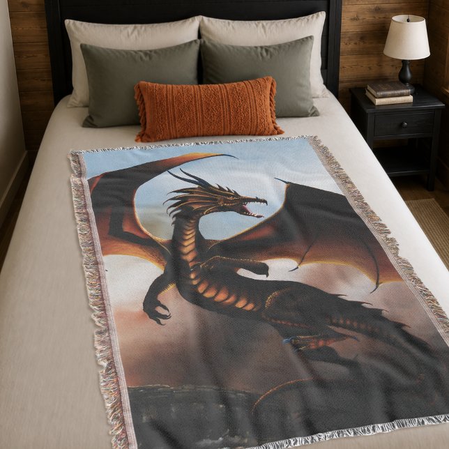 Amber Dragon Fantasy Decke (Von Creator hochgeladen)