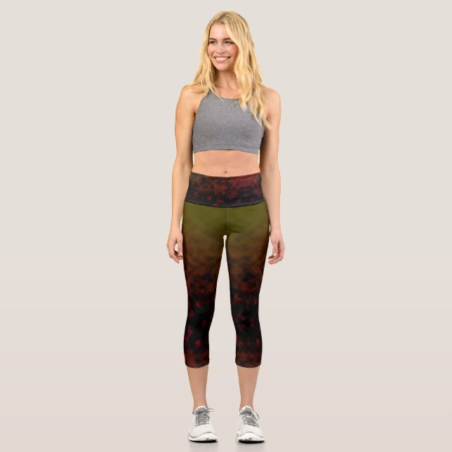 Amber Fade Capri Leggings (Vorderseite)