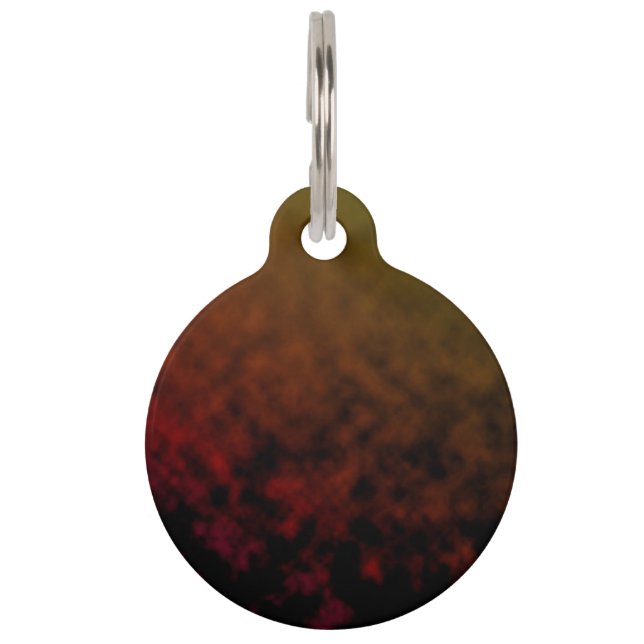 Amber Fade Haustiermarke (Vorderseite)