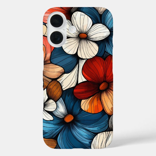 Amber Fade iPhone 16 Hülle (Rückseite)