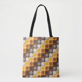 Amber Flame Polka Grid Tasche