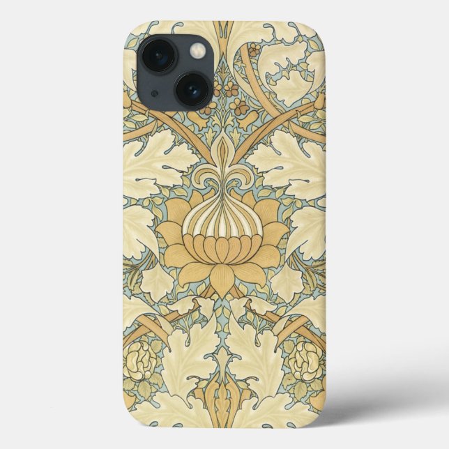 Amber Floral Pattern von William Morris Ipad Case (Rückseite)