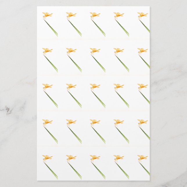 Amber-Flügel rund Briefpapier (Vorderseite)