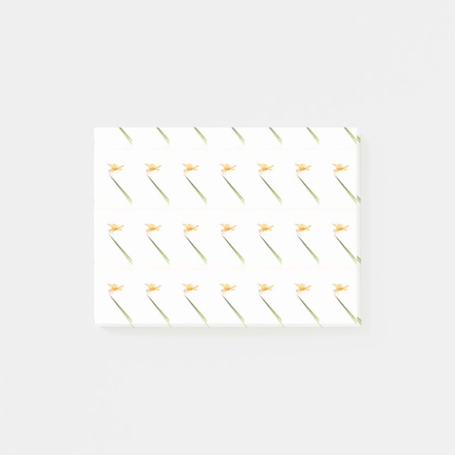 Amber-Flügel rund Post-it Klebezettel (Vorderseite)