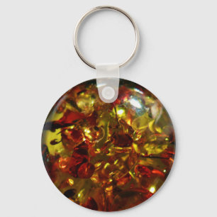Amber Fossil Keychain Schlüsselanhänger