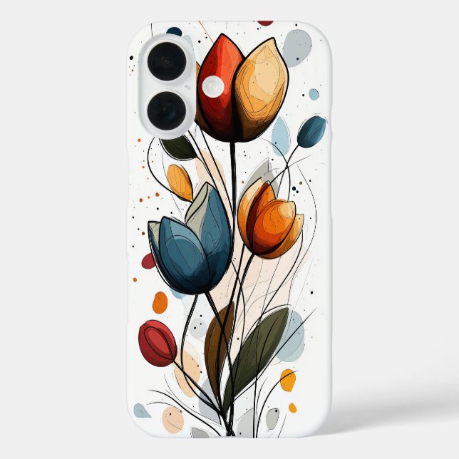 Amber Garden iPhone 16 Hülle (Rückseite)