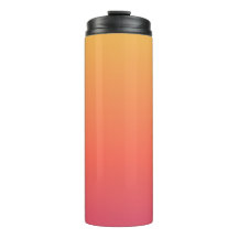 Amber gelbes Geschenk Sport Thermal Tumbler