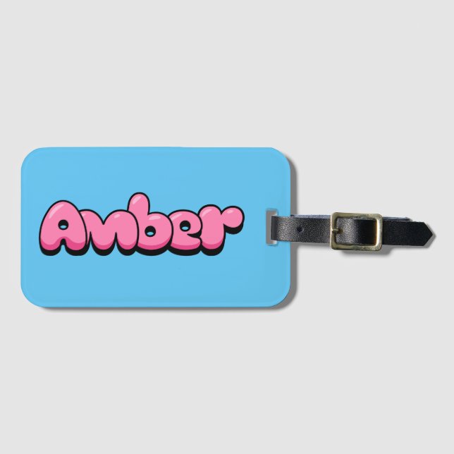 Amber Gepäckanhänger (Vorderseite (Horizontal))