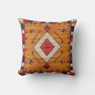 Amber Glow" marokkanische Kilim Kissen: Kissen