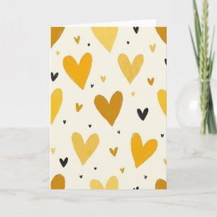 Amber Heart Geburtstagskarte Karte