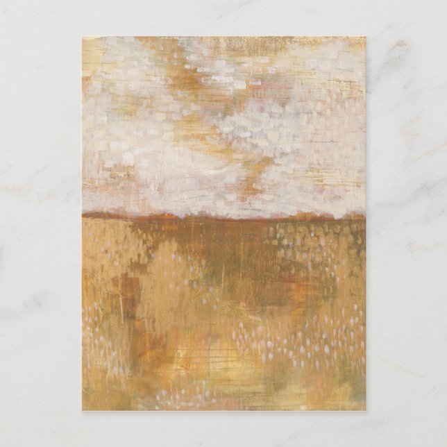 Amber Horizon Abstrakt Print | Melissa Averinos Postkarte (Vorderseite)