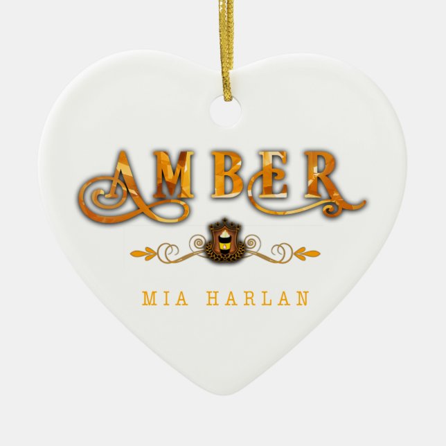 Amber Jewels Cafe Serie Ornament (Vorne)