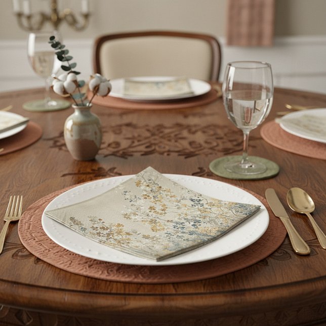 Amber meadow floral serviette (Von Creator hochgeladen)