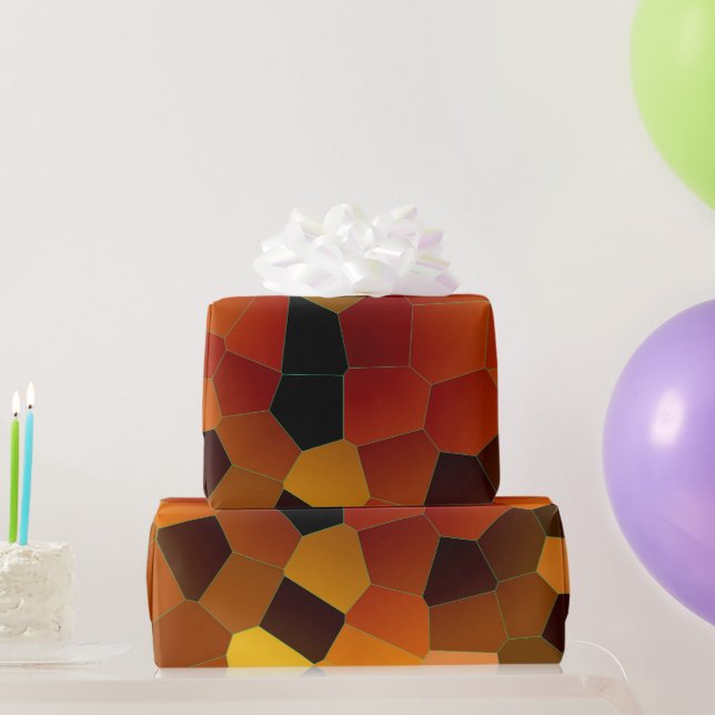 Amber Mosaik Muster Geschenkpapier (Partygeschenke)
