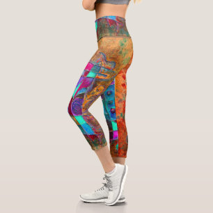 "Amber Opening" von Paul Buică Capri Leggings