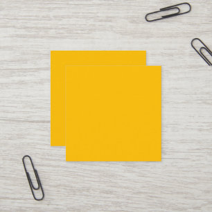 Amber Square Business Card Quadratische Visitenkarte