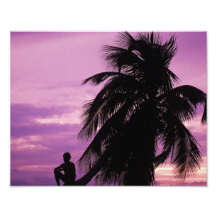Ambergris Caye, Belize, Mittelamerika. Fotodruck