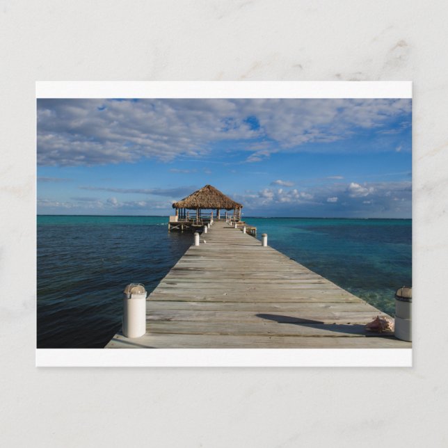Ambergris Caye Belize Postkarte (Vorderseite)