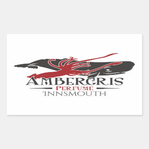 Ambergris Sperm Whale Perfume Innsmouth Rechteckiger Aufkleber