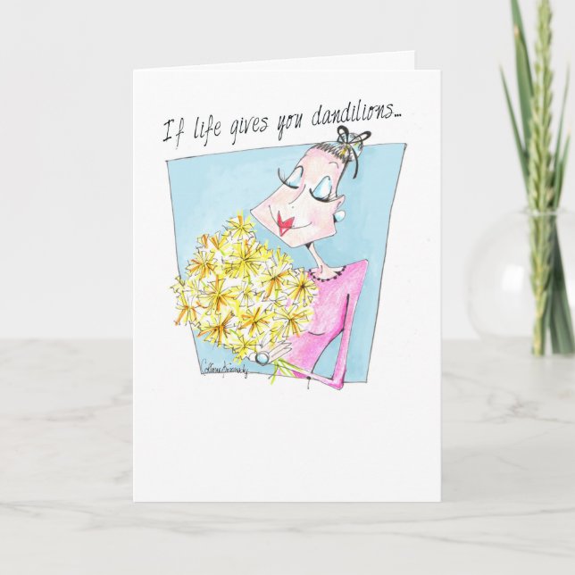 Ambiance amusante, carte d'anniversaire pour les f (Devant)