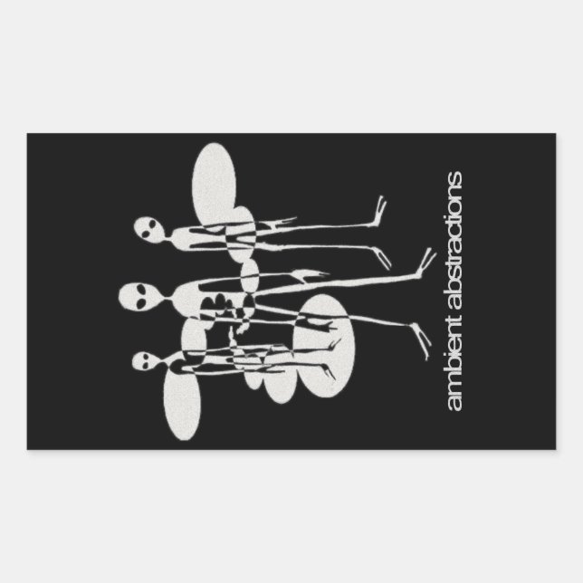 Ambient Abstractions Alien Stickers (Vorderseite)