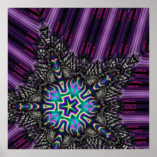 Ambient Snowfall - Ken Gage Art Poster (Vorne)