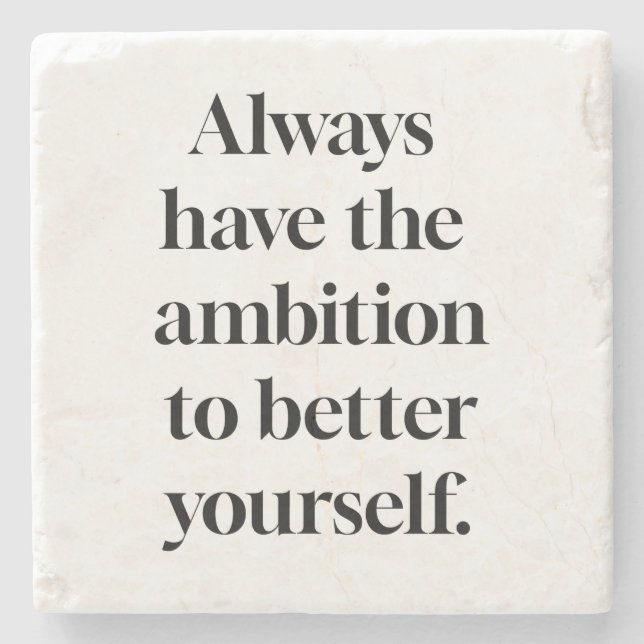 Ambition Marble Stone Untersetzer (Vorderseite)