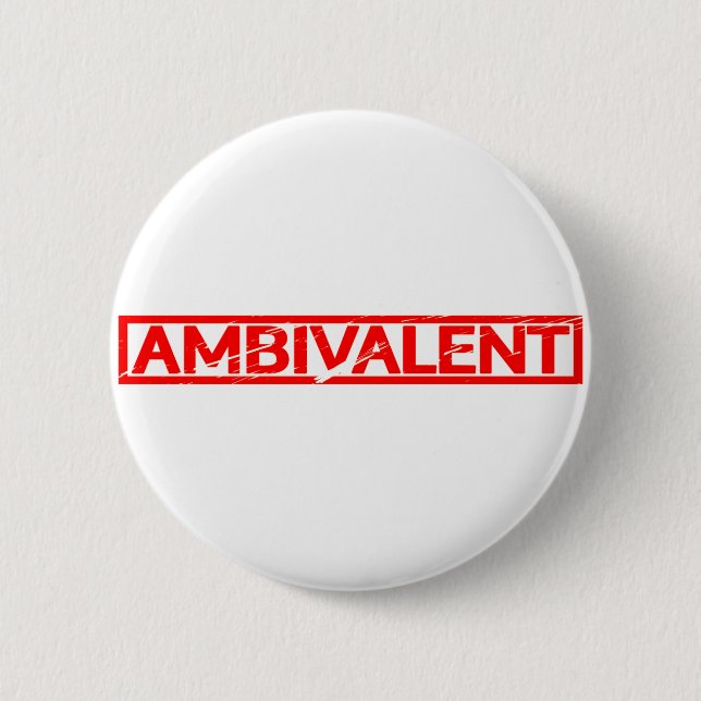 Ambivalente Briefmarke Button (Vorderseite)