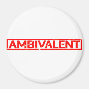 Ambivalente Briefmarke Magnet