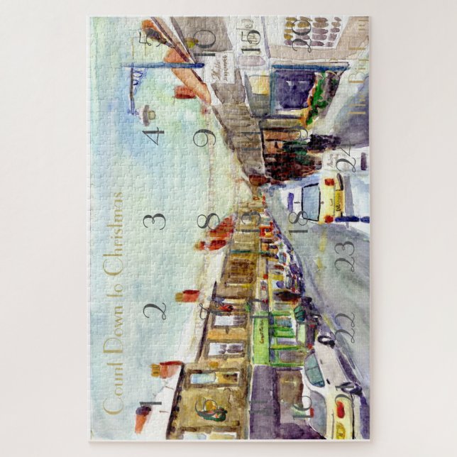 Amble by Sea Advent Calendar Jigsaw Puzzle (Vertikal)
