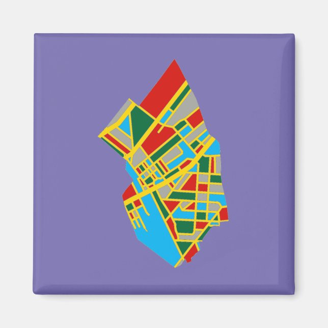 Ambler, PA Map Magnet (Vorne)