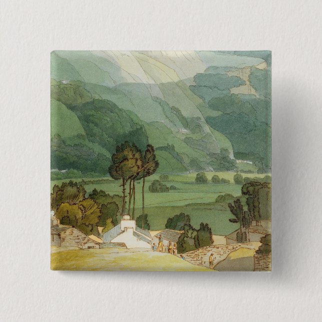 Ambleside, 1786 (w/c mit Federübergraphit Button (Vorderseite)