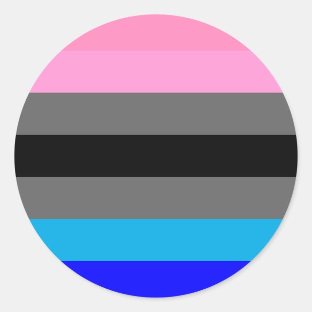 Ambonec Pride Flag Runder Aufkleber (Vorderseite)