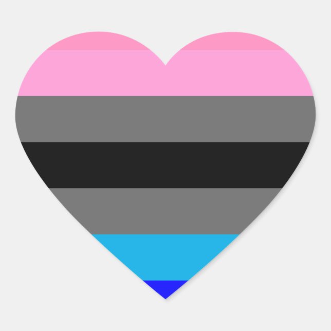 Ambonec Pride Herz-Aufkleber (Vorderseite)