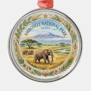 Amboseli-Nationalpark Loitokitok Kenia Ornament Aus Metall